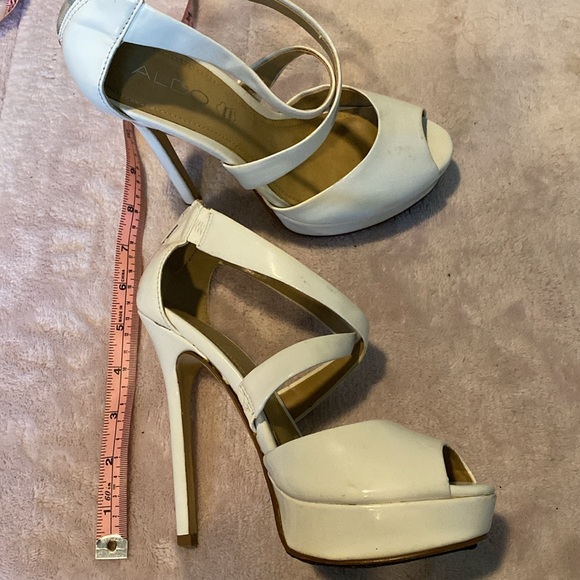 Aldo white stiletto heels - Picture 5 of 5